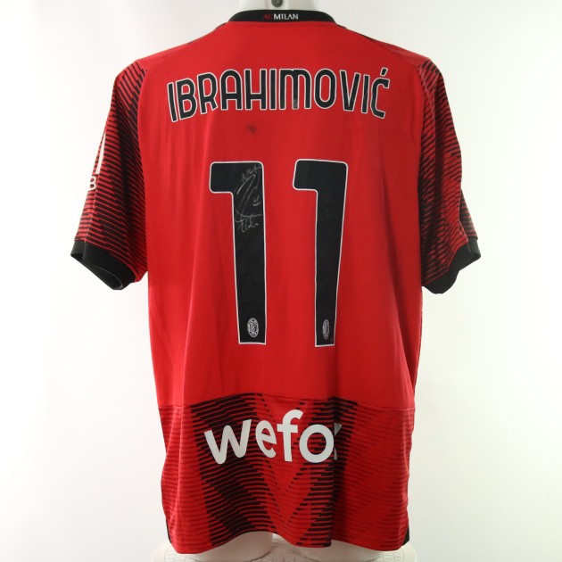 Ibrahimovic's Milan Official Signed Shirt, 2023/24