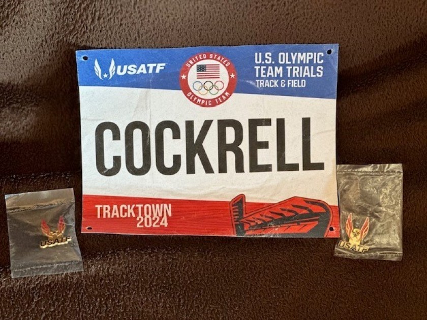 Anna Cockrell's 2024 U.S. Olympic Team Trials Bib