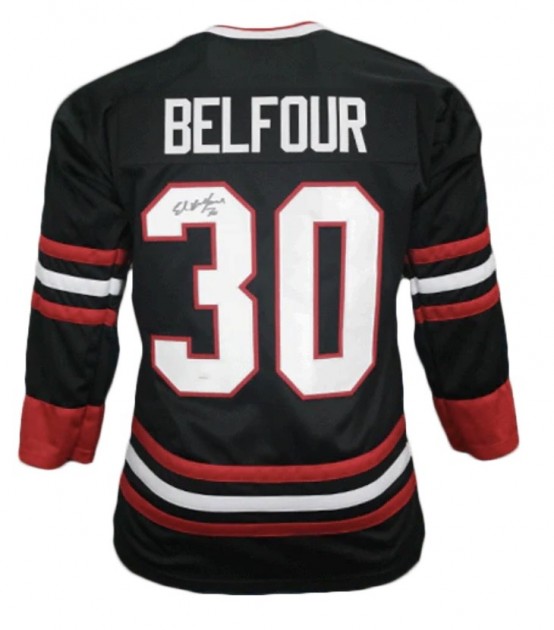 Ed Belfour Signed Chicago Hockey Jersey 