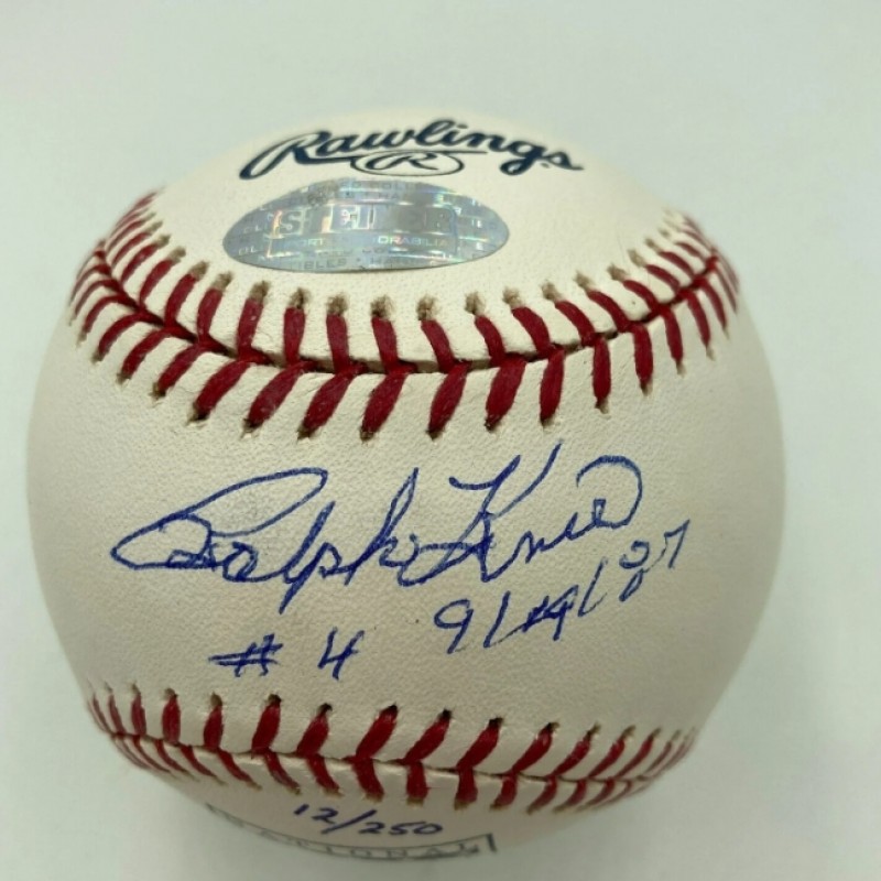 Ralph Kiner Signed Baseball 