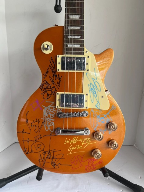 Guns N' Roses Signed Les Paul Electric Guitar