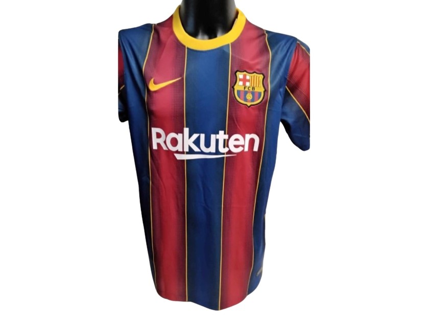 Messi replica Signed Shirt Barcelona, 2020/21