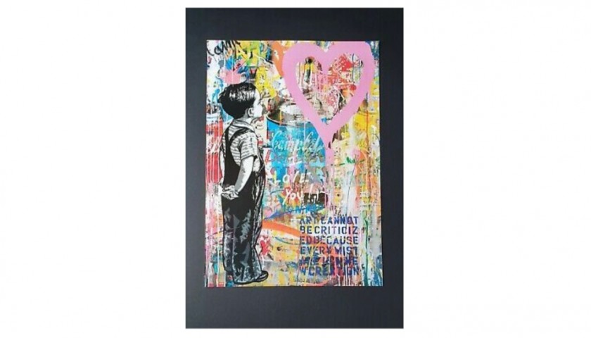 "With all my love" by Mr. Brainwash