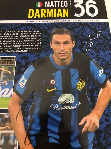 Calendario ufficiale Inter 2024 - Autografato dai giocatori - CharityStars