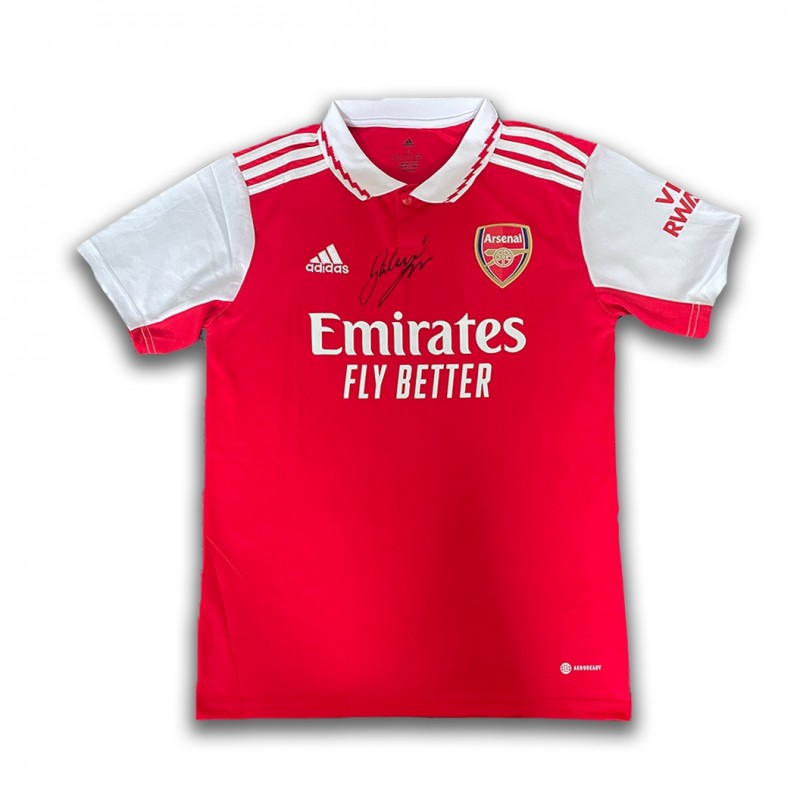 Gabriel Jesus' Arsenal Signed Official Shirt