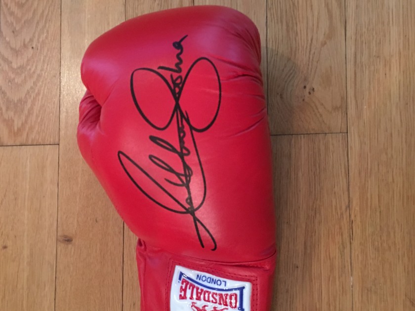  Anthony Joshua Signed Boxing Glove