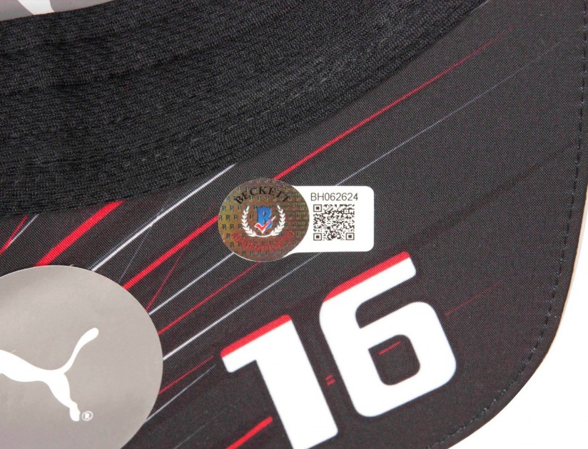 Cappellino Ferrari autografato da Charles LeClerc - CharityStars