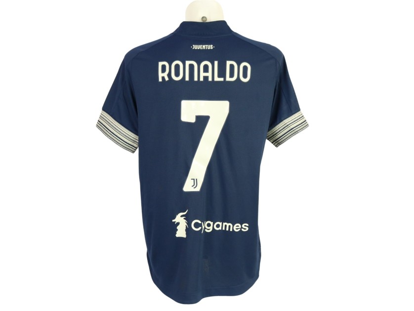 Ronaldo s Juventus Issued Shirt 2020 21 CharityStars