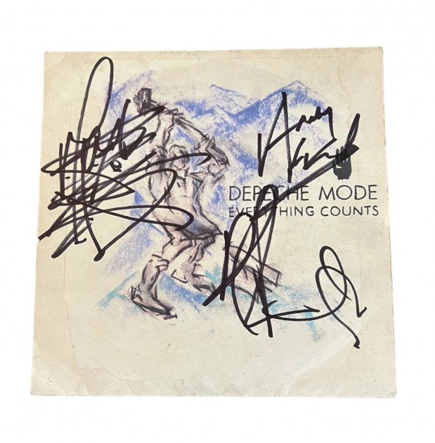 Depeche Mode Signed 'Everything Counts' Vinyl 45 Single 