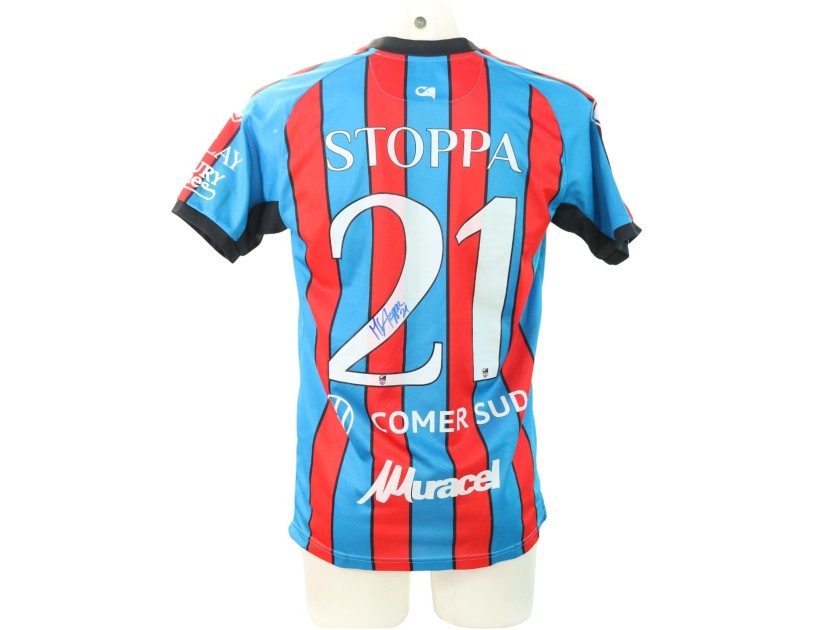 Maglia Stoppa unwashed Catania vs Potenza 2024 - Autografata