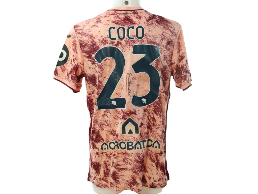 Coco's Signed Unwashed Shirt, Inter vs Torino 2024