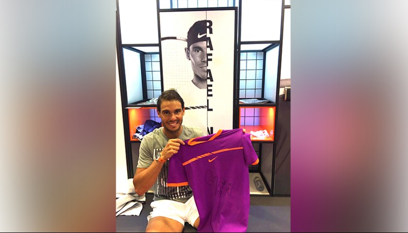 Nadal Victory Match-Worn Shirt, Madrid Open 2017