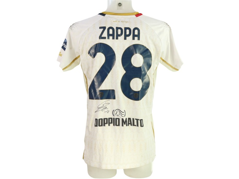 Zappa's Signed Unwashed Shirt, Lecce vs Cagliari 2024