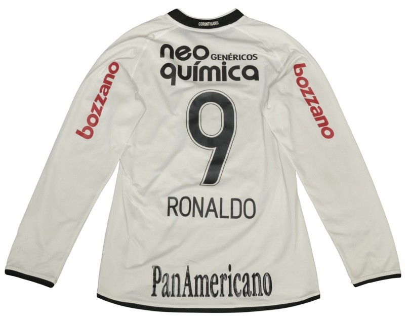 Ronaldo's Corinthians Match-Worn Shirt, 2010