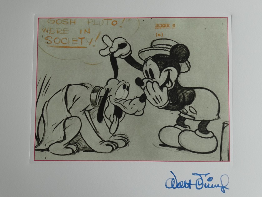 Walt Disney "Mickey and Pluto"