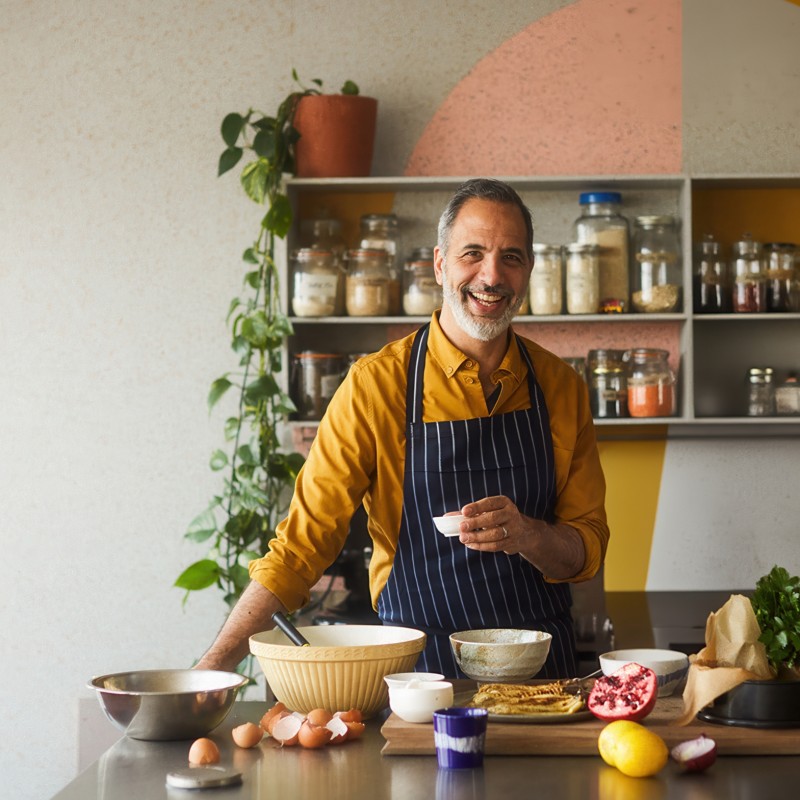 A Personalised Handwritten Recipe from Yotam Ottolenghi & A Meal for Four