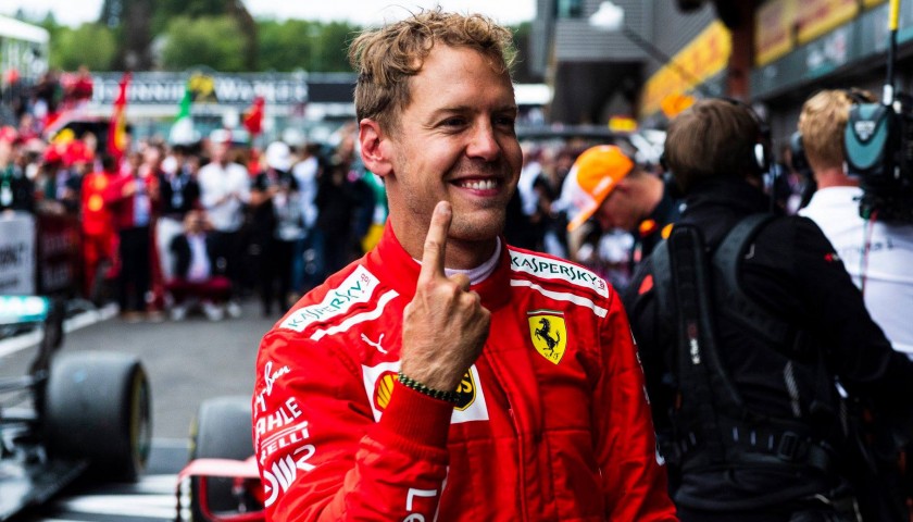 Ferrari Jacket Signed by Sebastian Vettel