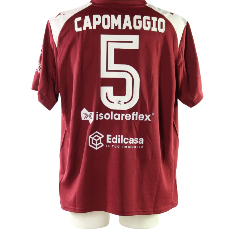 Capomaggio's Unwashed Shirt, Salernitana vs Foggia 2025 - Carlo Ricchetti Special Patch