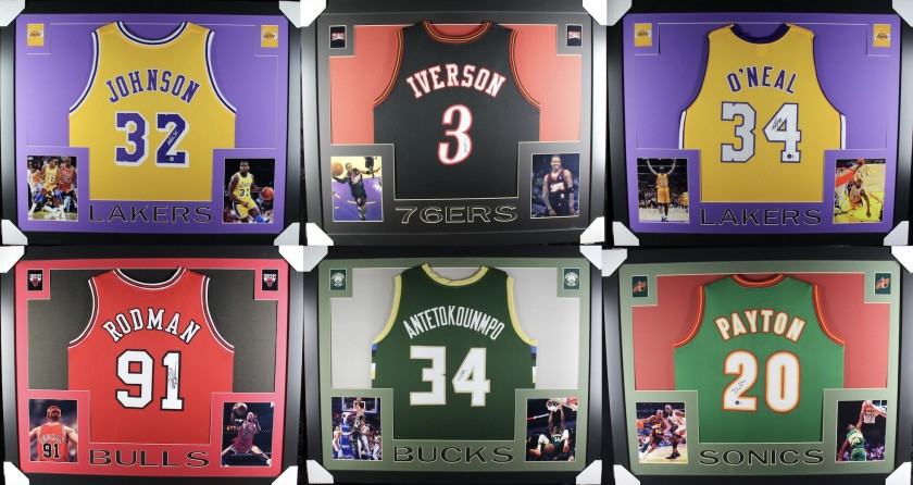 Signed & Framed Basketball Jersey Mystery Box