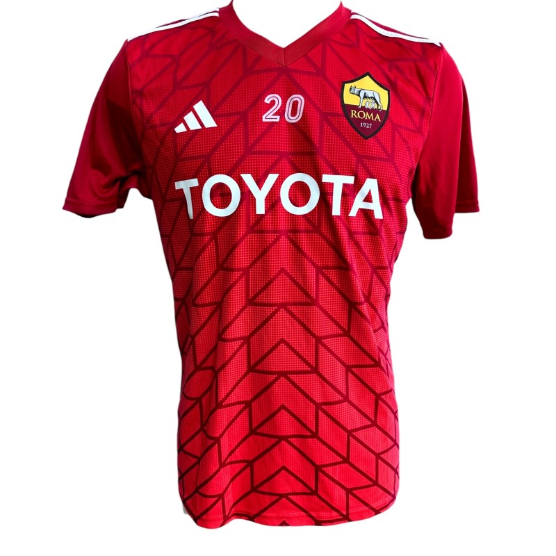 Renato Sanches' Roma Training Shirt, 2023/24