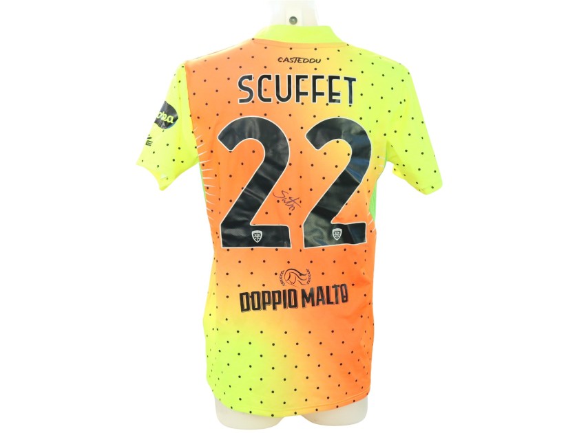 Scuffet's Signed Unwashed Shirt, Lazio vs Cagliari 2024