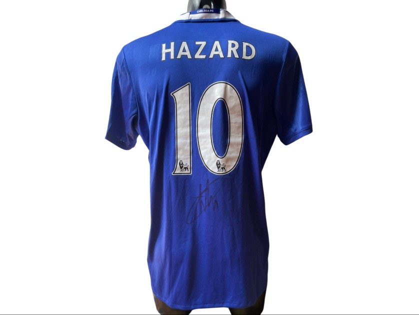 Maglia ufficiale Hazard Chelsea, 2016/17 - Autografata con fotoprova