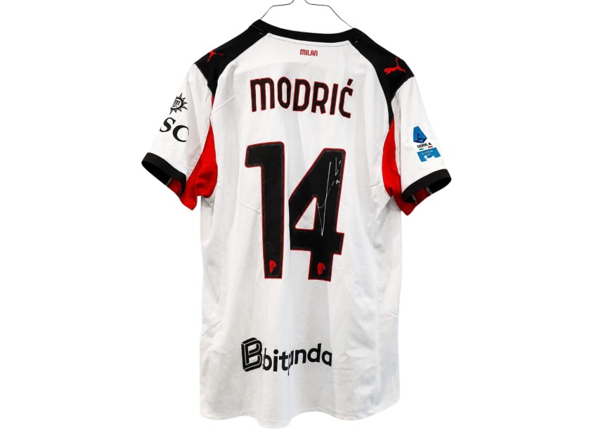 Modric's Milan Signed Match-Issued Shirt, 2025/26