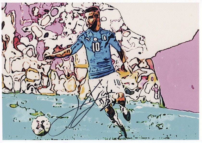 Signed Art print by Lorenzo Insigne