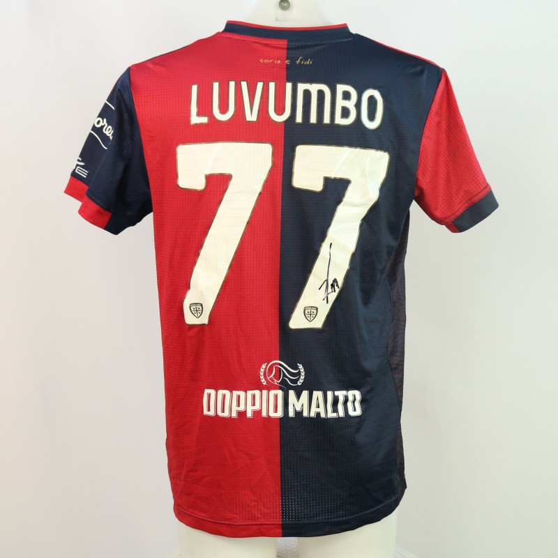 Maglia Luvumbo Unwashed, Parma vs Cagliari 2024 - Autografata