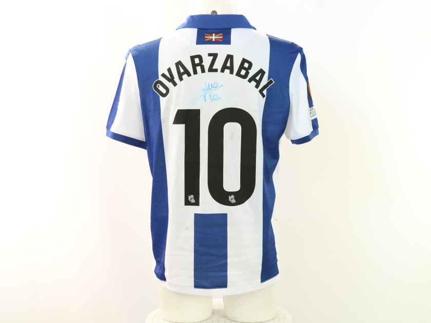 Oyarzabal's Real Sociedad vs PAOK Signed Unwashed Shirt, Europa League 2025