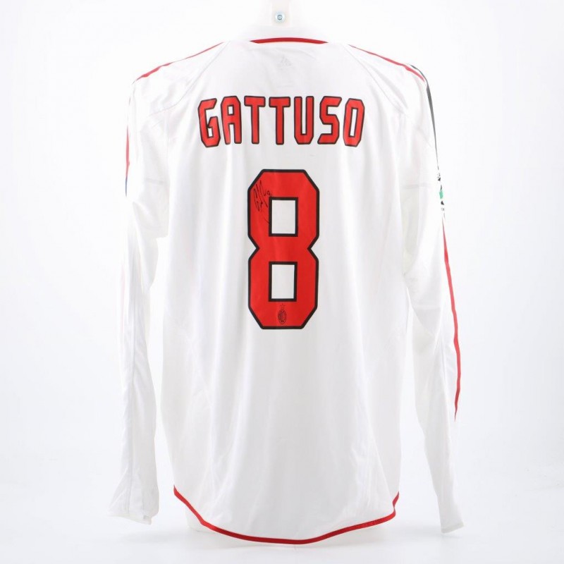 Gattuso's Milan match issued/worn shirt, Serie A 2004/2005