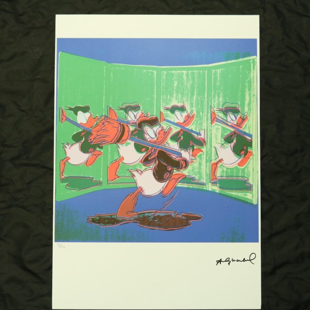 Andy Warhol "Donald Duck" Signed Limited Edition