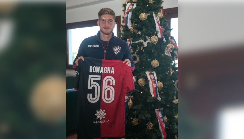Cagliari Festive Shirt - Worn and Signed by Romagna