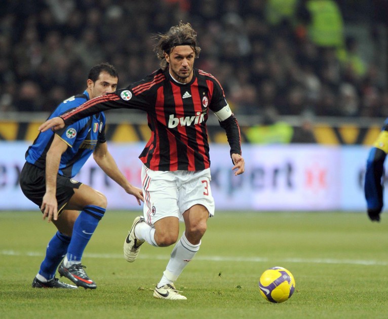 Maldini Official AC Milan Signed Shirt, 2008/09 