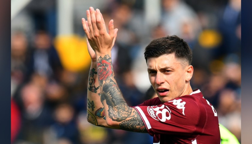 Baselli's Torino Signed Match Shirt, 2020/21
