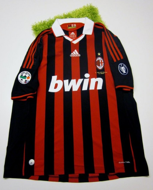 Milan fanshop shirt, Massimo Ambrosini, Serie A 2009/2010 - signed