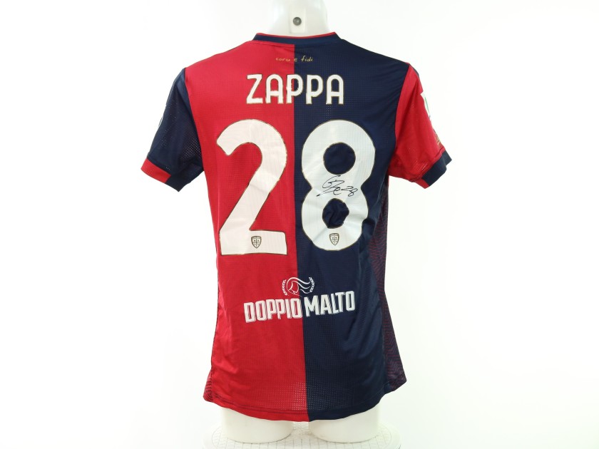 Zappa's Signed Unwashed Shirt, Juventus vs Cagliari Coppa Italia 2024