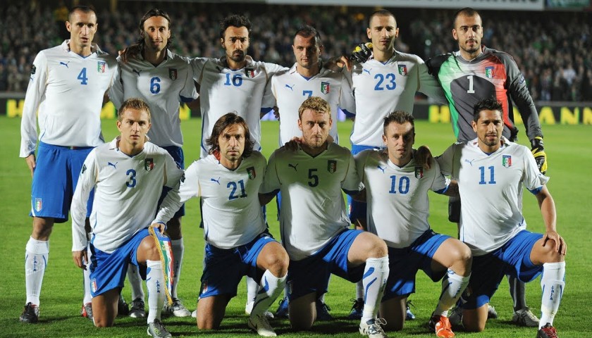 Pirlo's Italy Match Shirt, Euro 2016 Qualifiers - CharityStars