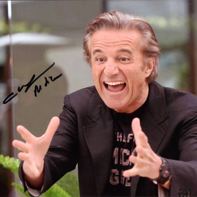 Fotografia autografata da Christian De Sica