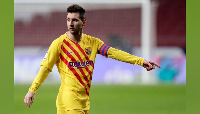 Messi's Signed Match Shirt, Argentina vs Peru 2021 - CharityStars