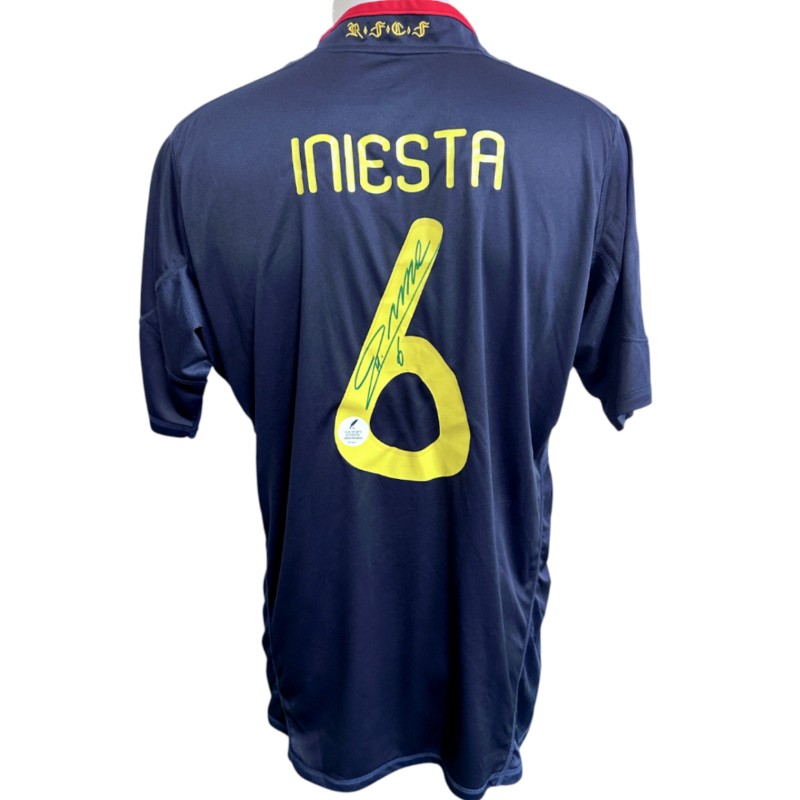 Maglia Replica Iniesta Olanda vs Spagna, Finale FIFA World Cup 2010 - Autografata