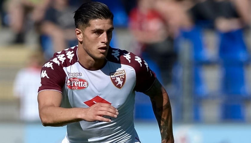 Bonifazi's Match-Issued/Signed Crotone-Torino Shirt - Gigi Meroni Special Patch