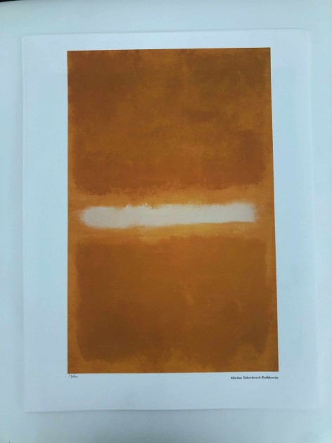 Mark Rothko Signed Offset Lithograph