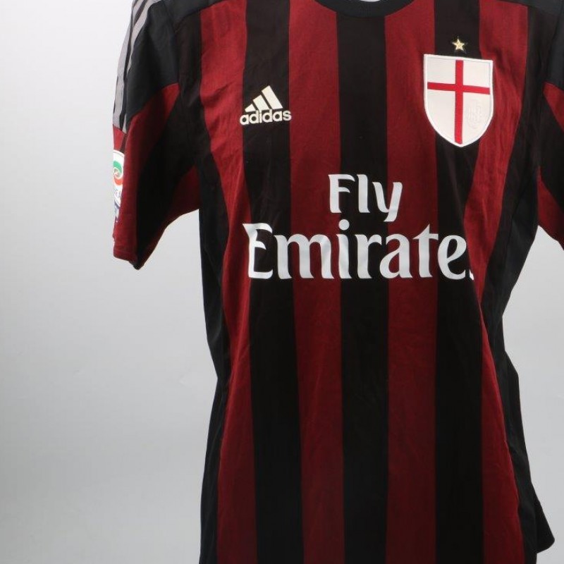 Matchworn Alex Milan shirt, worn Serie A 2015/2016