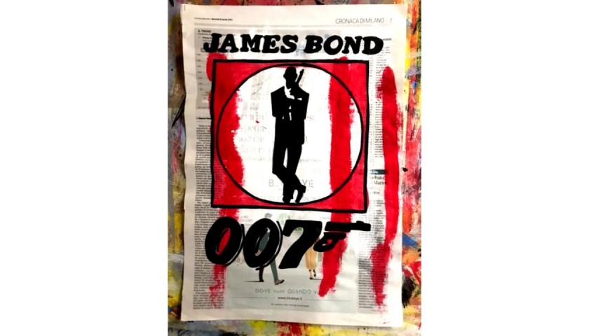"James Bond" Original Board by Riccardo Penati