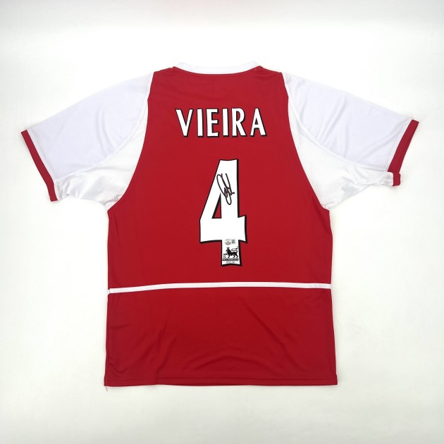 Patrick Vieira's Arsenal Signed Shirt