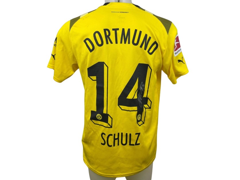 Schulz's Unwashed Signed Shirt, Lion City vs Borussia Dortmund 2022