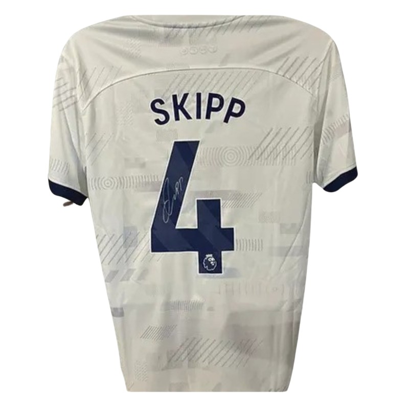 Maglia del Tottenham Hotspur 2023/24 firmata e incorniciata di Oliver Skipp