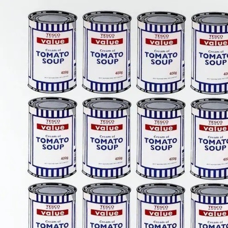 Banksy "Tesco Value Soup Cans"