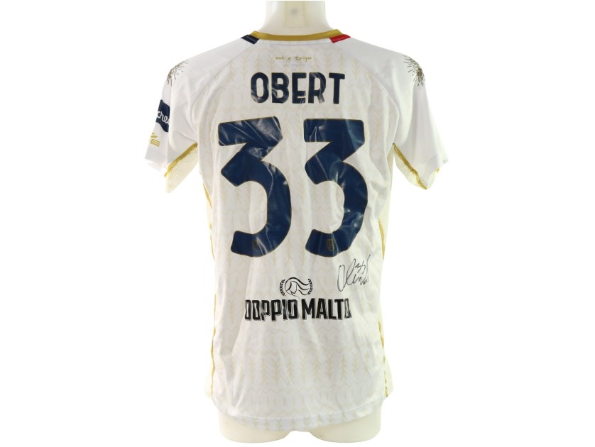 Obert's Signed Unwashed Shirt, Milan vs Cagliari 2025